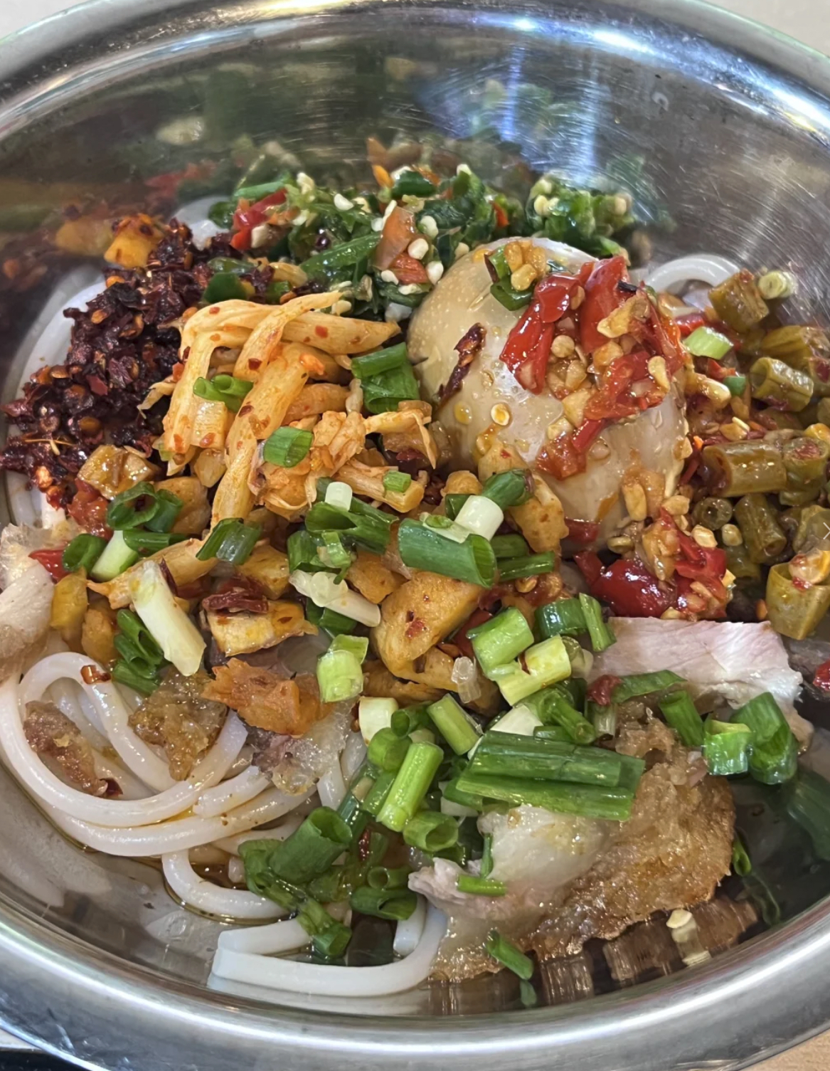 中午没胃口，吃点米粉！