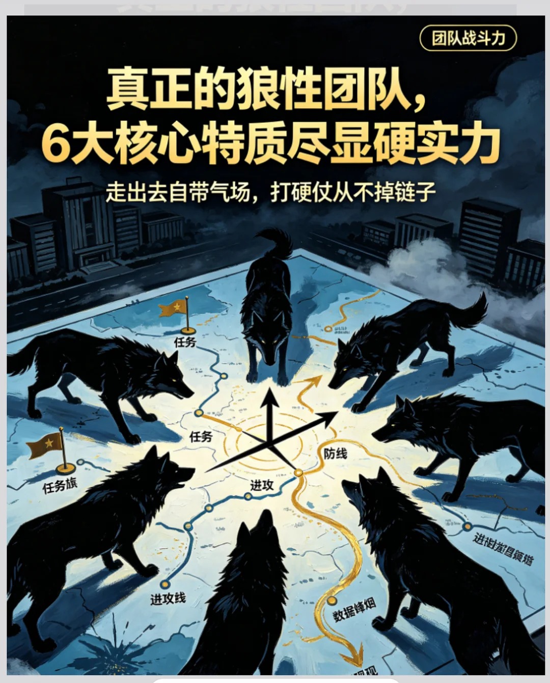 真正的狼性团队, 6大核心特质尽显硬实力